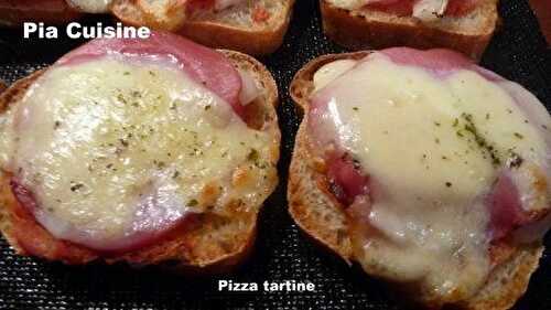 Pizza tartine