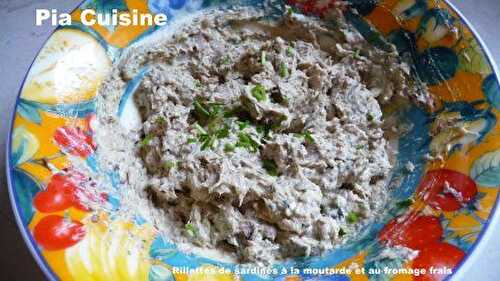 Rillettes de sardine à la moutarde et ciboulette