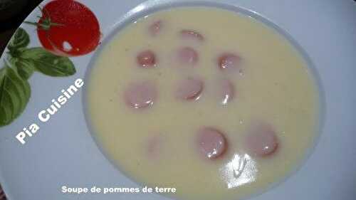 Soupe de pommes de terre