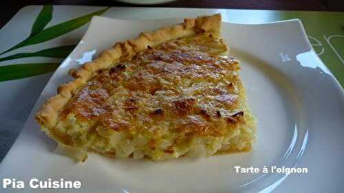 Tarte à l'oignon..... nouvelle recette avec lardons