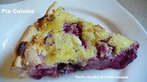 Tarte aux fruits rouges et à la ricotta