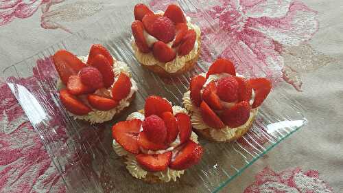 Tartelettes aux fraises et crème mascarpone