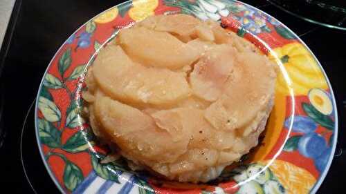 Tatin de pommes (fruits)au camembert