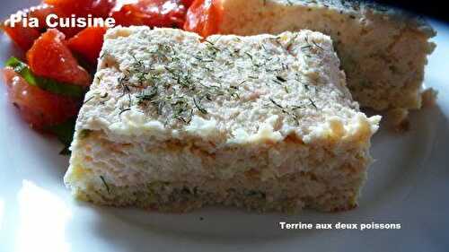 Terrine aux deux poissons