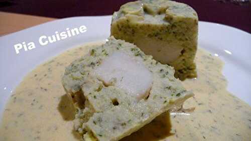 Terrine de poisson et Saint Jacques aux herbes