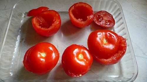 Tomates farcies et riz