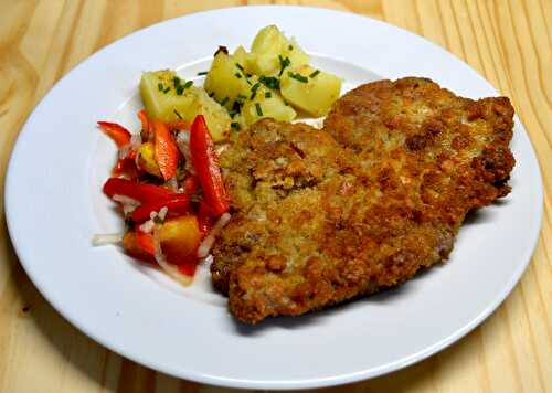 Escalopes de porc pannées à la polonaise " kotlety schabowe"