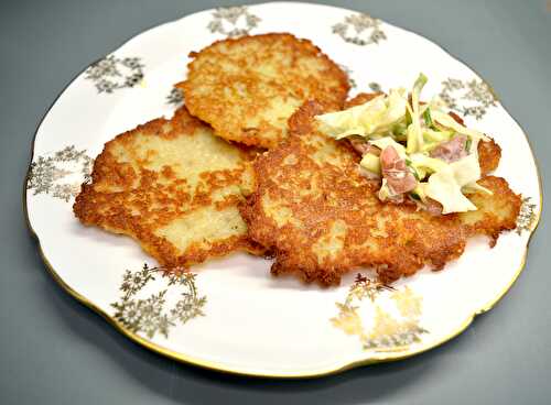 Galettes de pommes de terre à la polonaise "placki ziemniaczane"