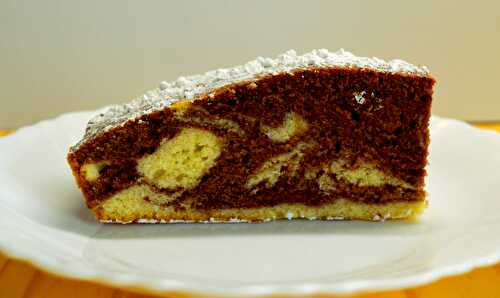Gâteau marbré "zebra"