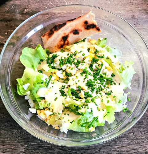 Salade verte à la polonaise