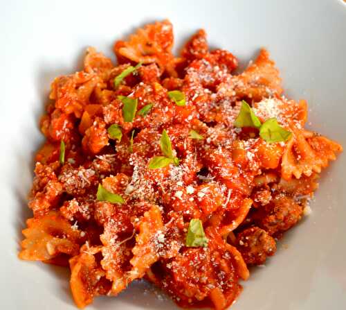 Sauce bolognaise "pasta al ragù"