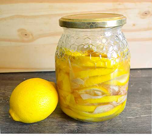 Sirop de citron au gingembre et miel - Pierogi à la Française