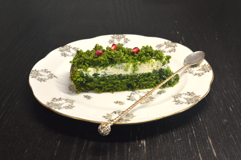 Leśny mech, gâteau aux épinards