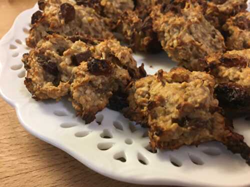 Biscuits aux flocons d’avoine et banane (végétaliens)