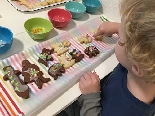 Biscuits vanille et chocolat 