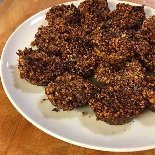 Bouchées aux noisettes, marrons et chocolat 