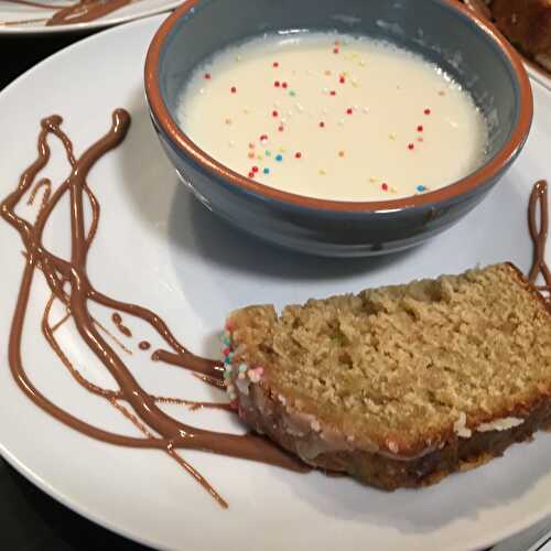 Cake citron et courgette (sans lactose)