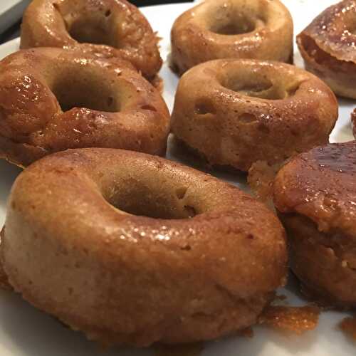 Donuts au four caramélisés au Sirop d’érable 