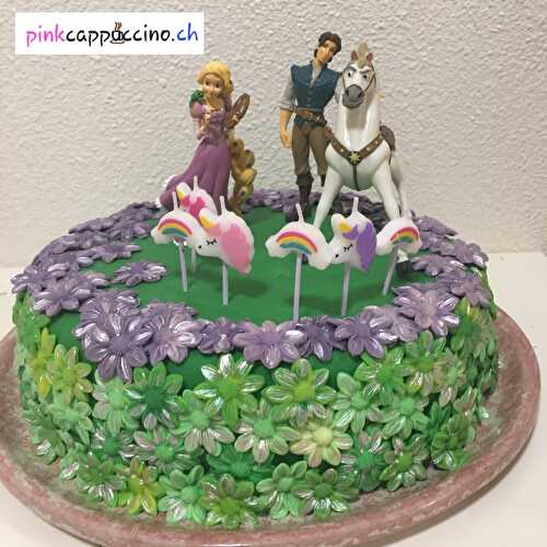 Gâteau Scène de Raiponce