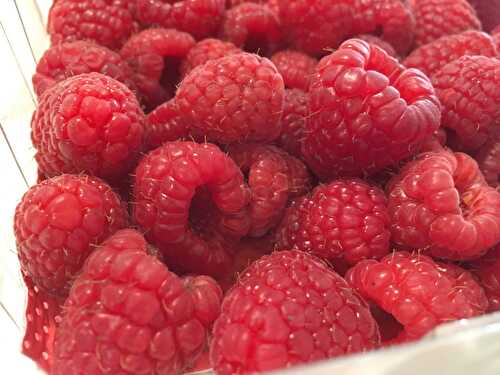 Gaufres aux framboises 