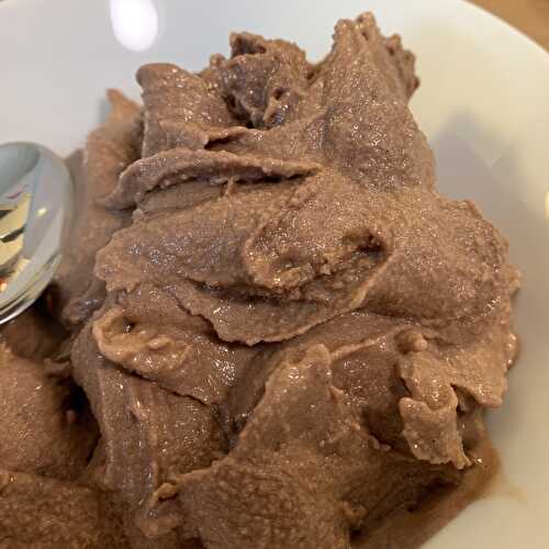 Glace au chocolat