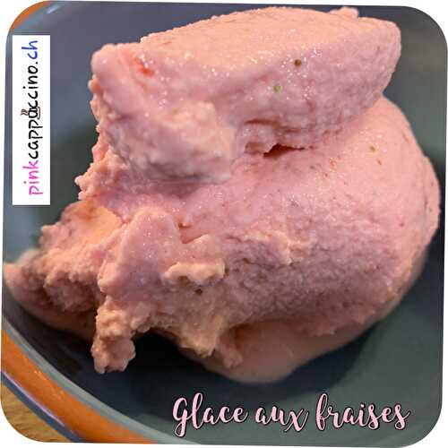 Glace aux fraises