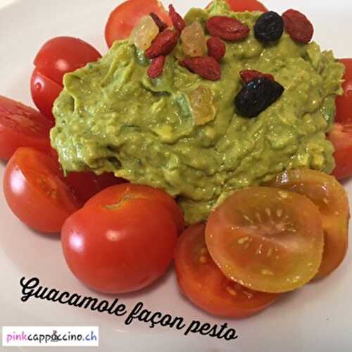 Guacamole façon pesto (Vegan & sans gluten)