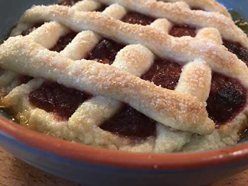 Mini tarte à la rhubarbe (végétalienne)