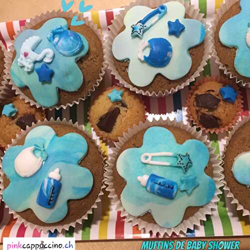 Muffins de baby shower