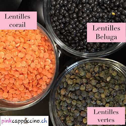 Salade de lentilles beluga (sans gluten)