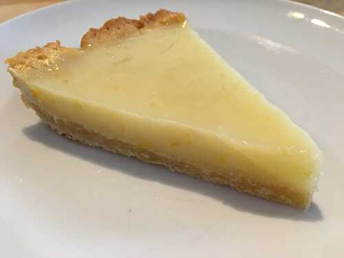 Tarte au citron selon « Science et cuisine »