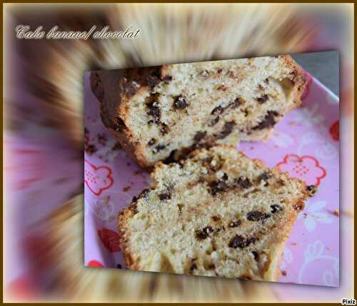 Cake banane et chocolat