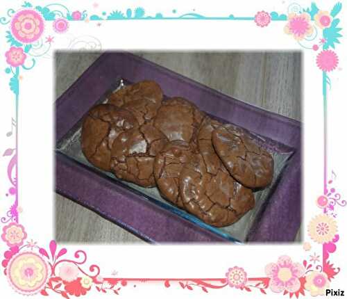 Cookies façon brownies - Plaisir de cuisiner thermomix et cookéo