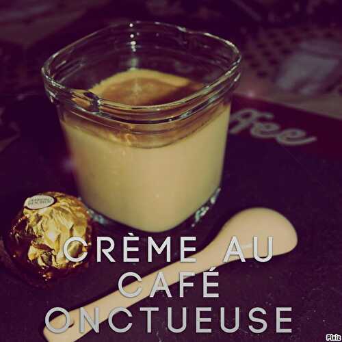 Crème au café onctueuse