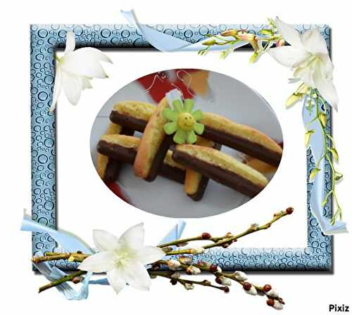 Finger au carambar et nappage chocolat