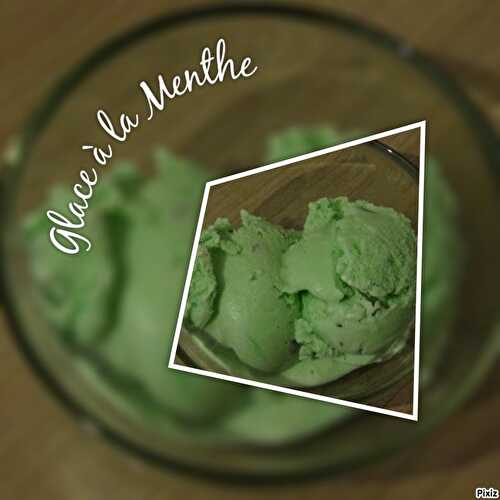 Glace à la menthe