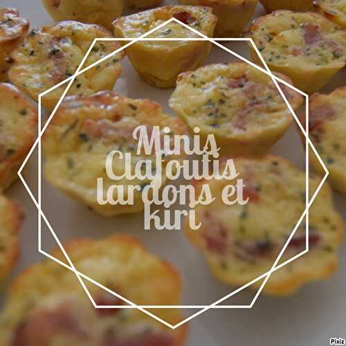 Minis clafoutis lardons et kiri