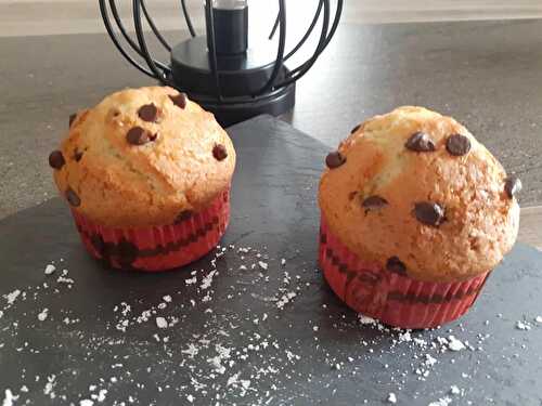 Muffins aux pépites de chocolat