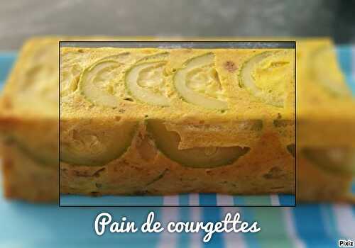 Pain de courgettes