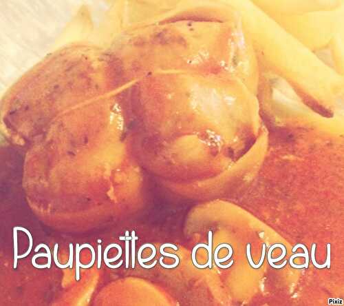 Paupiettes de veau aux champignons