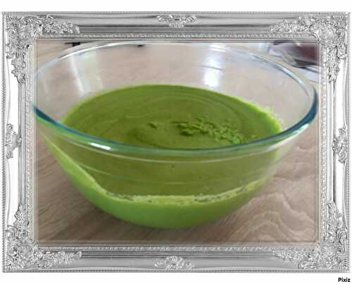 Purée de petits pois