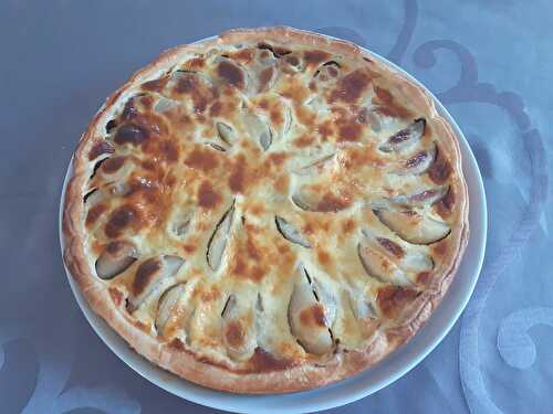 Tarte aux poires et chocolat croquant