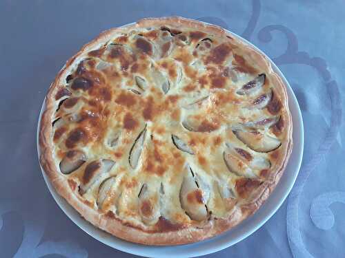 Tarte aux poires et chocolat croquant