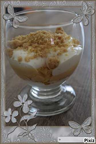 Verrine pommes et caramel