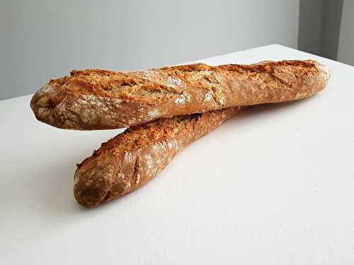 Baguettes au blé complet - Plaisir-Goumand