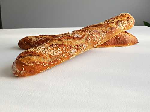 Baguettes de campagne aux sésame