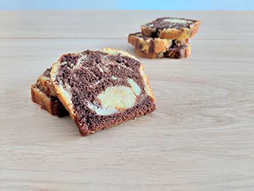 Cake marbré chocolat citron - Plaisir-Goumand
