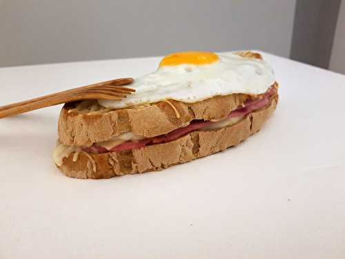 Croque-madame rustique