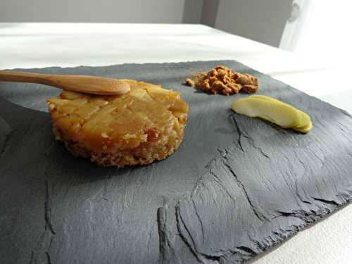 Crumble aux spéculoos façon tatin