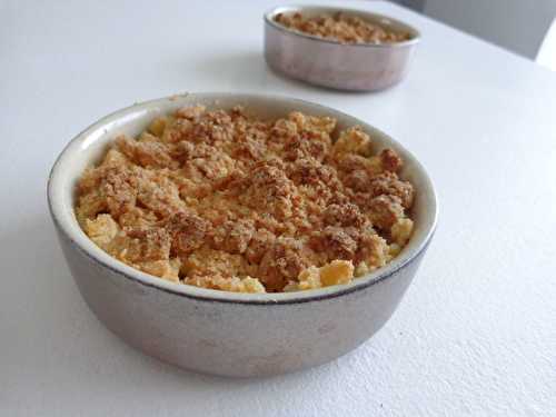 Crumble coco et ses pommes